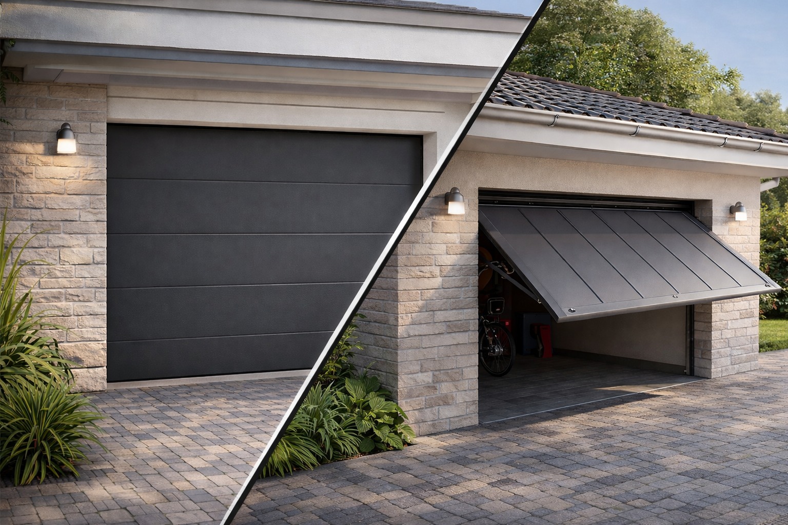 Réparation porte de garage sectionnelle Ariana